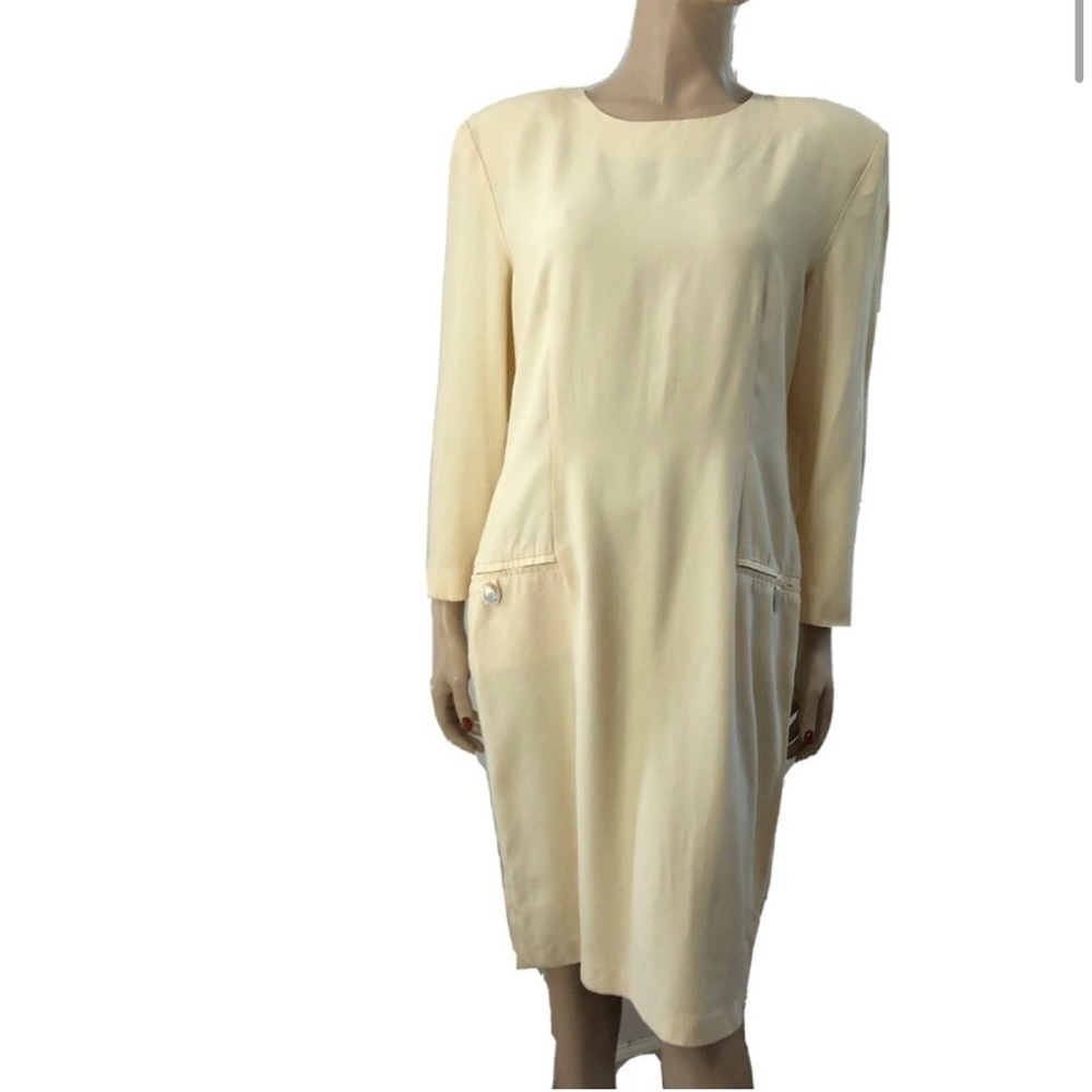 JOHN ROBERTS minimalist vintage cream beige size:13/14
